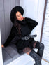 ELYNDI extended wool sweater - BLACK PRE-ORDER